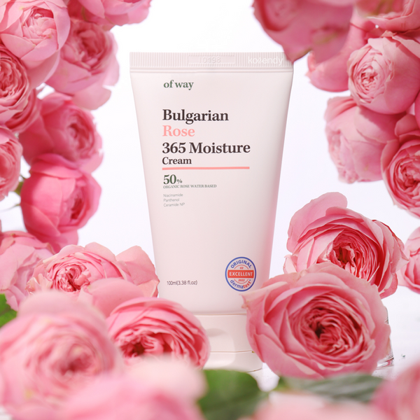 Of Way - Bulgarian Rose 365 Moisture Cream (Parlatıcı ve Kırışıklık Önleyici %50 Organik Gül Sulu Nemlendirici Krem) 100ml