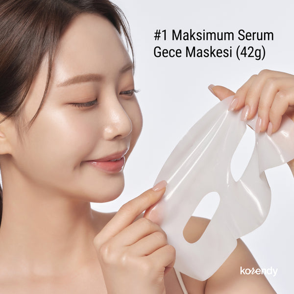 Lepique - Glass Skin 14Days Miracle Collagen Mask (Kırışıklık ve Leke Önleyici Parlatıcı Düşük Moleküllü Kolajen Maskesi) 4lü