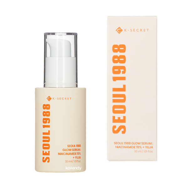 K-Secret Seoul 1988 Glow Serum: Niacinamide 15% + Yuja – Korendy