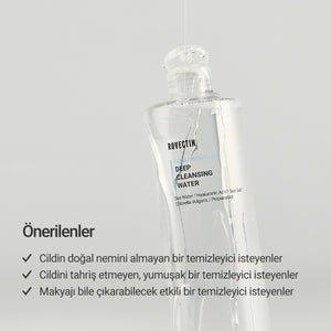 Rovectin - Aqua Deep Cleansing Water (Hyaluronik Asit ve Deniz Sulu Kurutmayan Misel Suyu) 400ml