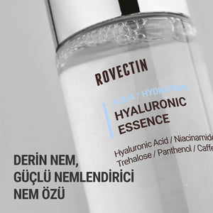Rovectin - Aqua Hyaluronic Essence (7 Farklı Hyaluronik Asitli Papaya Enzimli Pantenollü Nem Bariyeri Esansı)