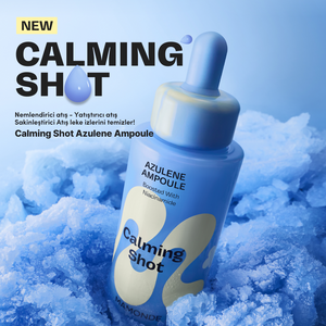Mamonde - Calming Shot Azulene Ampoule (Isı Düşürücü ve Leke Önleyici Mavi Azulenli ve Papatya Sulu Serum) 50ml (%20 Tanıtım İndirimli)