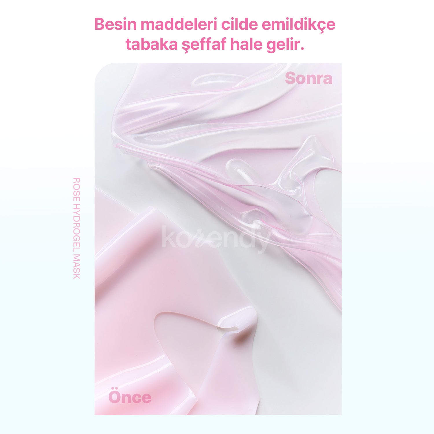 Mamonde - Flora Glow Rose Hydrogel Mask (Pürüzsüzlük Koruyucu ve Işıltı Artırıcı %10 PHA & Gül Peptitli Hidrojel Maske) 42g (Sepette %15 ~ %30 Lansman İndirimli)
