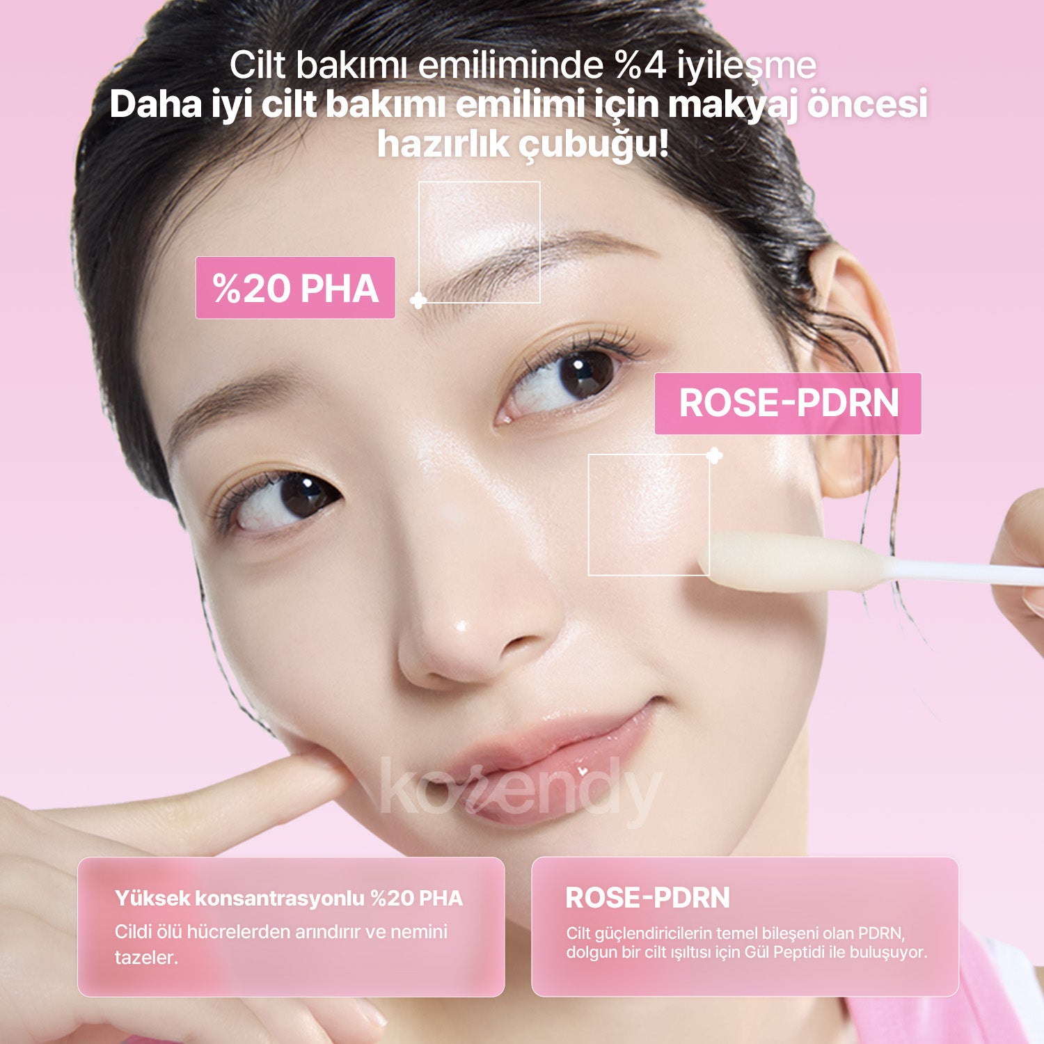 Mamonde - Flora Glow Rose Ball Mask (Doku Yenileyici ve Işıltı Verici %20 PHA & Gül PDRN İçeren Top Maske) 3.5ml (Sepette %15 ~ %30 Lansman İndirimli)