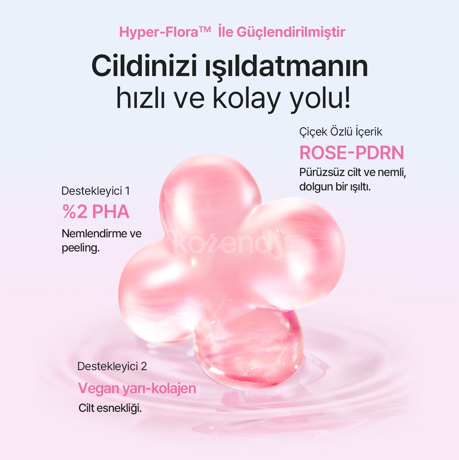 Mamonde - Flora Glow Rose Hydrogel Mask (Pürüzsüzlük Koruyucu ve Işıltı Artırıcı %10 PHA & Gül Peptitli Hidrojel Maske) 42g (Sepette %15 ~ %30 Lansman İndirimli)
