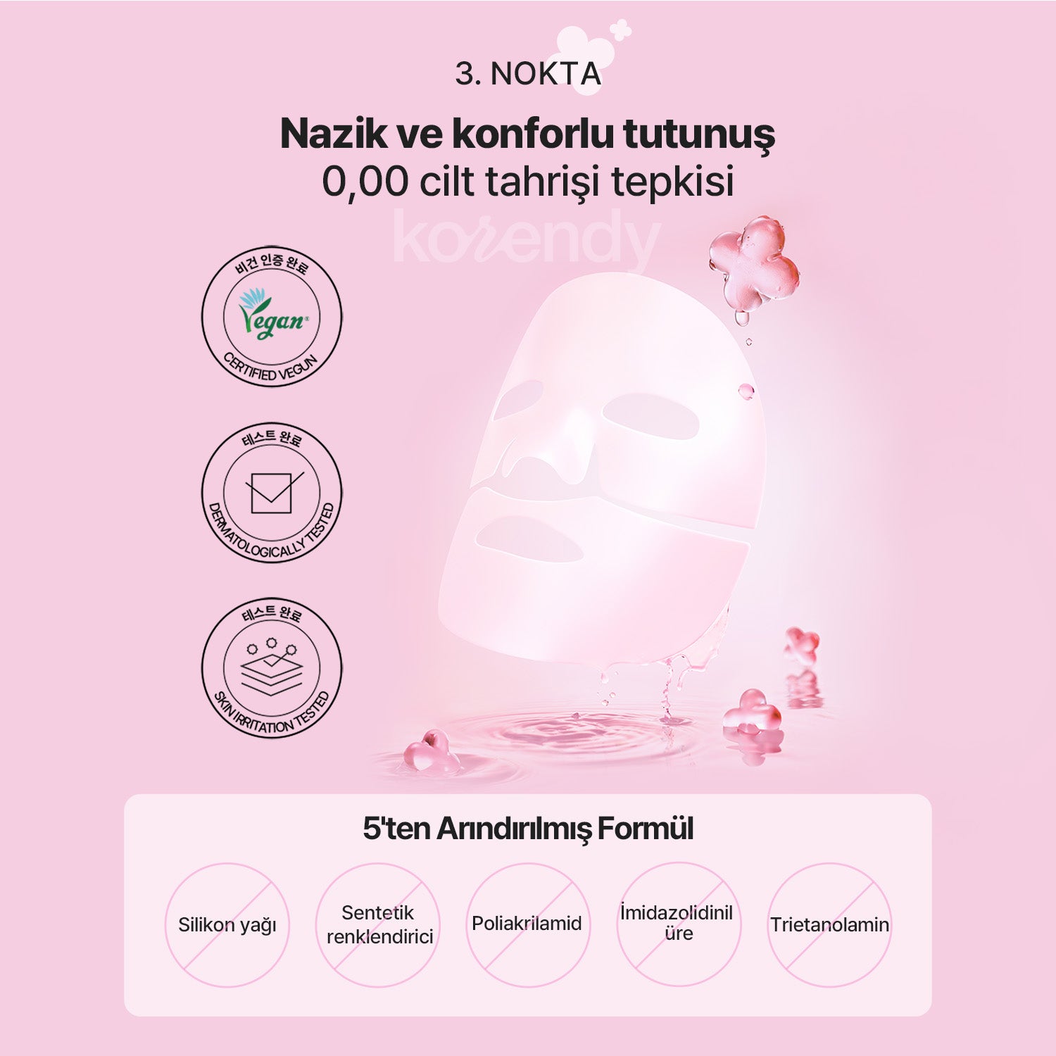 Mamonde - Flora Glow Rose Hydrogel Mask (Pürüzsüzlük Koruyucu ve Işıltı Artırıcı %10 PHA & Gül Peptitli Hidrojel Maske) 42g (Sepette %15 ~ %30 Lansman İndirimli)