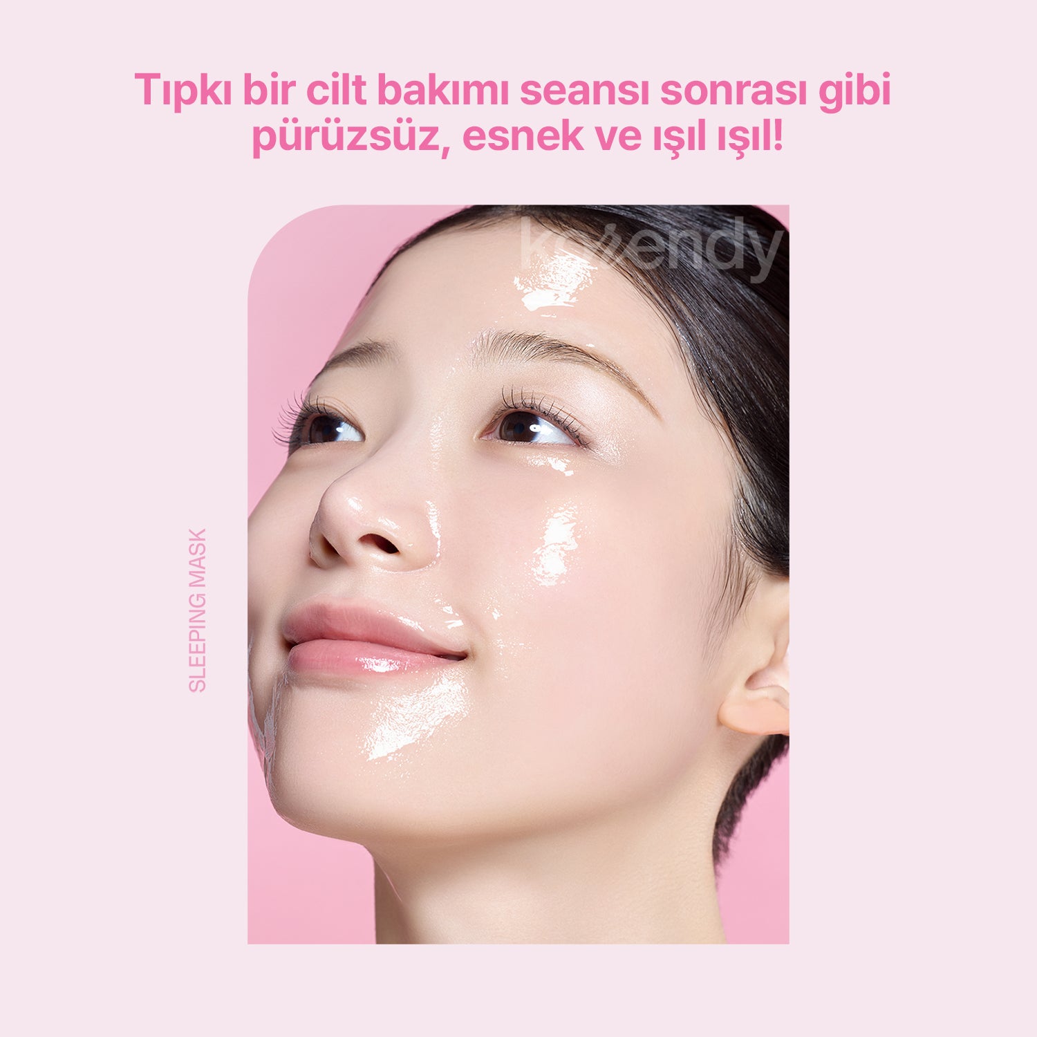 Mamonde - Flora Glow Rose Sleeping Mask (Pürüzsüzlük Koruyucu ve Parlatıcı %5 PHA & Gül PDRN İçeren Jel Uyku Maskesi) 80ml (Sepette %15 ~ %30 Lansman İndirimli)