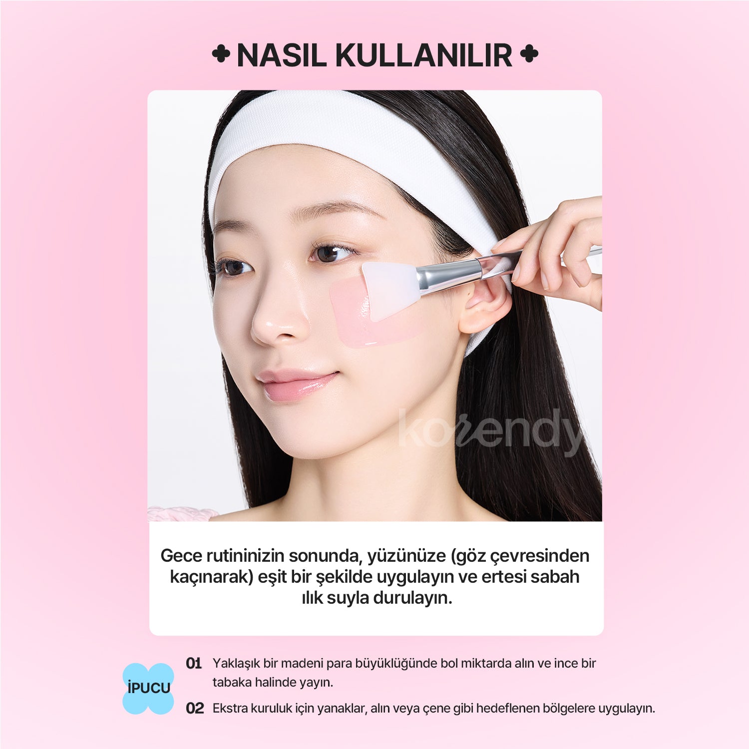 Mamonde - Flora Glow Rose Sleeping Mask (Pürüzsüzlük Koruyucu ve Parlatıcı %5 PHA & Gül PDRN İçeren Jel Uyku Maskesi) 80ml (Sepette %15 ~ %30 Lansman İndirimli)