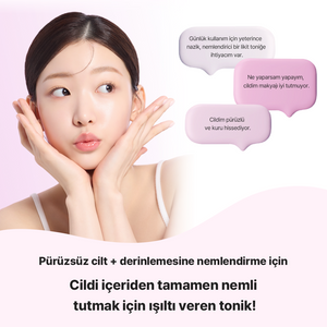 Mamonde - Flora Glow Rose Water Toner (%90 Gül Sulu ve Gül Peptitli Tonik) 300ml