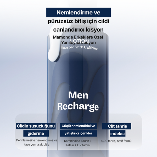 Korendy Mamonde - Men Recharging Lotion (Tıraş Sonrası Nemlendirici Erkek Bakım Losyonu) 150ml