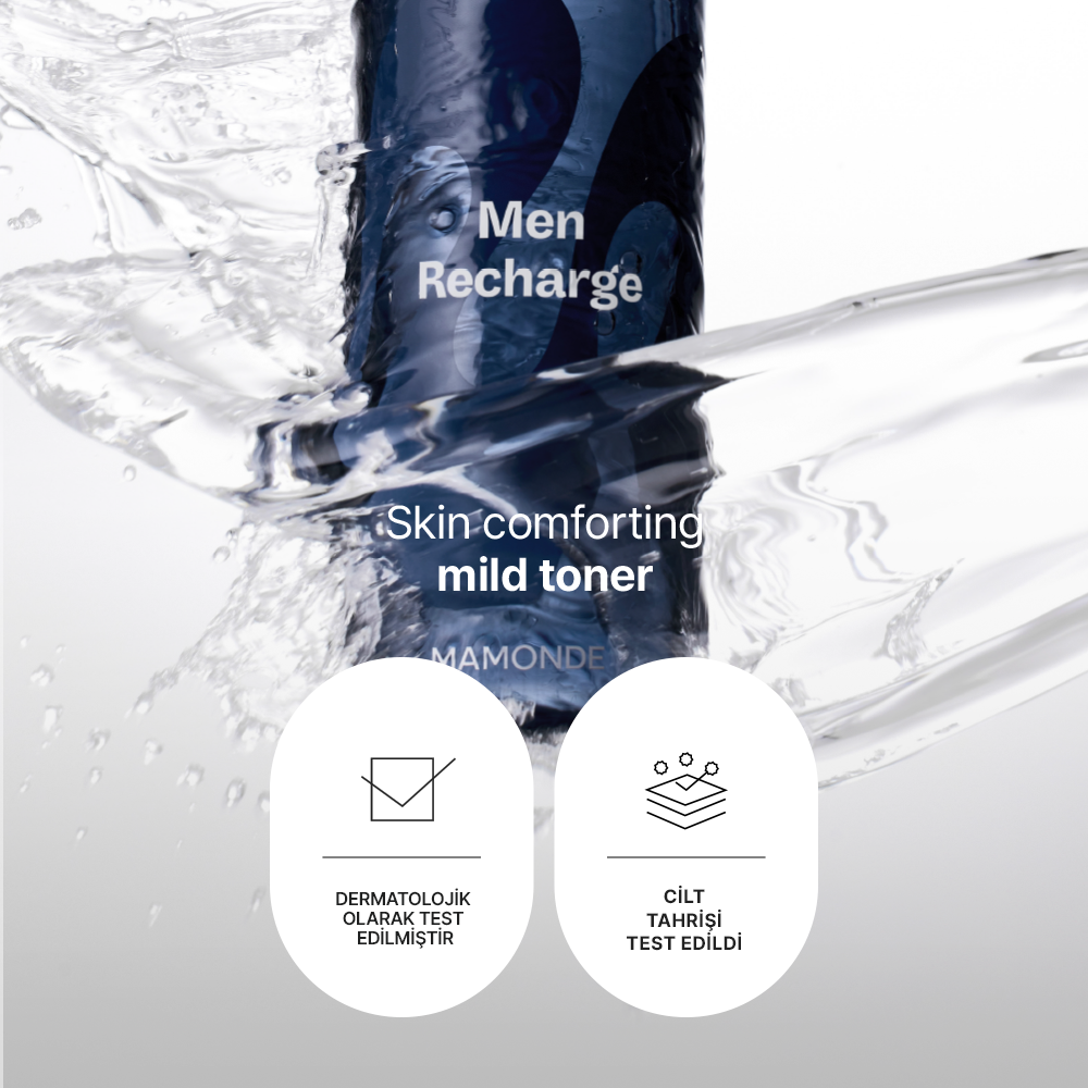 Mamonde - Men Recharging Toner (Tıraş Sonrası Nemlendirici Canlandırıcı Erkek Bakım Toniği) 180ml