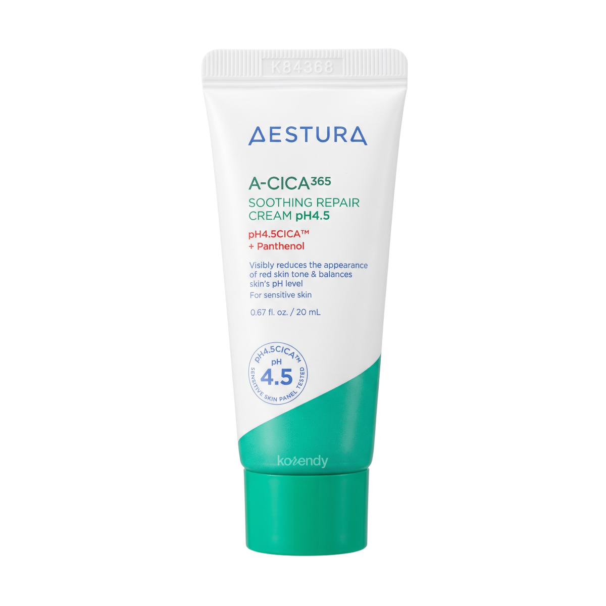 AESTURA - A-CICA365 Soothing Repair Cream pH4.5 (Kuruluk Kaynaklı Kızarıklık Önleyici ve Bariyer Destekleyici pH4.5 CICA Kremi) 20ml (%15-%30 Lansman İndirimi)