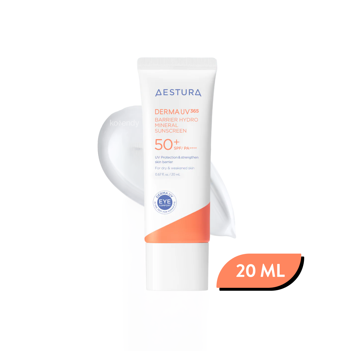 AESTURA - Derma UV365 Hydro Mineral Sunscreen SPF50+ PA++++ (Nemlendirici Besleyici Seramid ve Çinko Oksitli Güneş Kremi) (%15-%30 Lansman İndirimi)