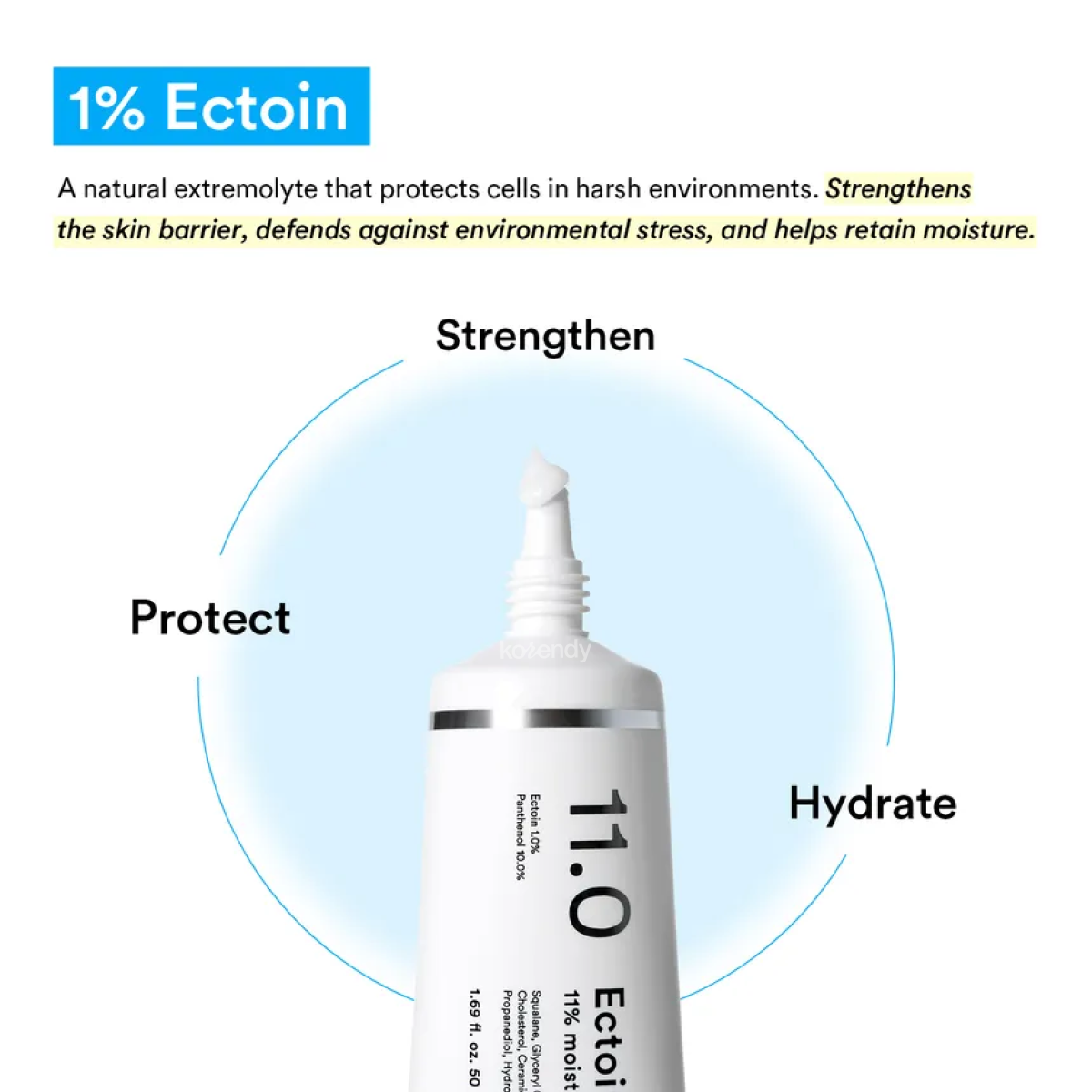 Abib - Ectoin Panthenol 11% Moisturizer Barrier Tube (Bariyer Destekleyici %11 Ectoin ve Panthenol İçeren Krem) 50ml (%15-%30 Lansman İndirimi)