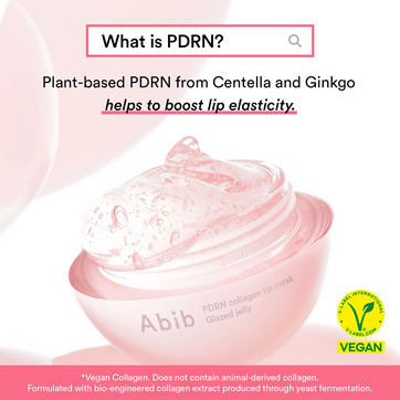 Abib - PDRN Collagen Lip Mask Glazed Jelly (Nemlendirici ve Besleyici Vegan PDRN ve 3D Kolajenli Dudak Maskesi) 11g