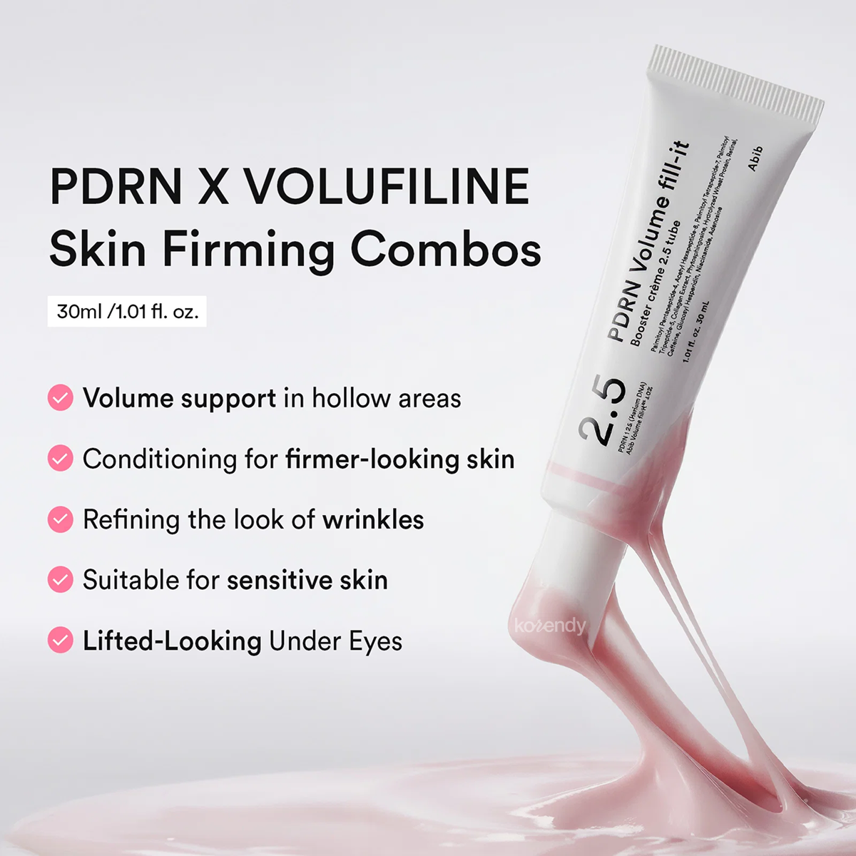 Abib - PDRN Volume Fill-It Booster 2.5 Tube (Sıkılık Koruyucu PDRN ve Volufiline İçeren Bakım Kremi) 30ml (%15-%30 Lansman İndirimi)