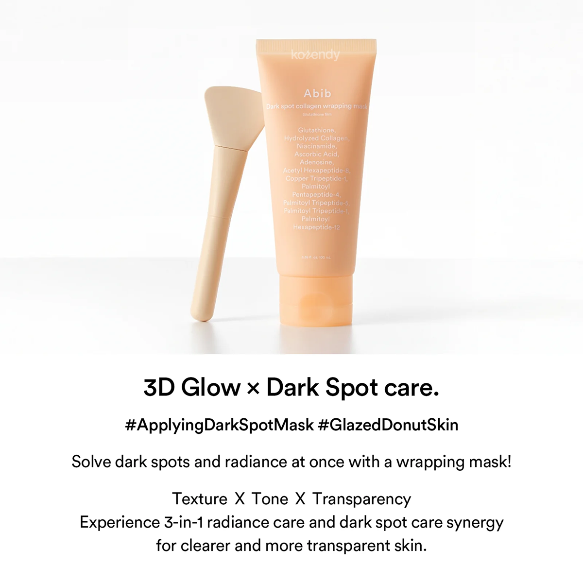 Abib - Dark Spot Collagen Wrapping Mask Glutathione Film (Parlatıcı Glutatyon ve Kolajenli Maske) 100ml (%15-%30 Lansman İndirimi)