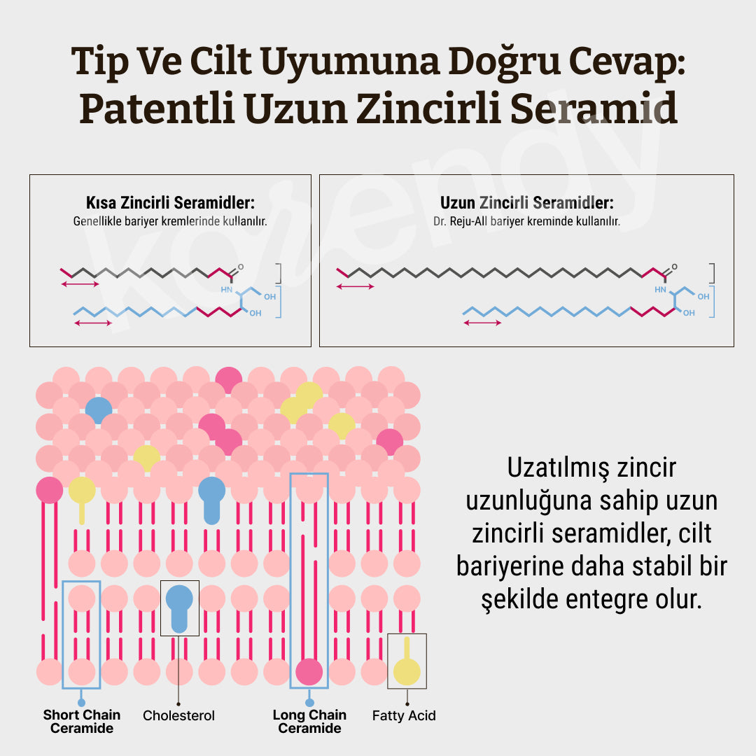 Dr. Rejuall - Advanced LC-Ceramide Barrier Cream (Bariyer Koruyucu ve Kuruluk Kaynaklı Kızarıklık Giderici Uzun Zincirli Seramidli Krem) 50ml