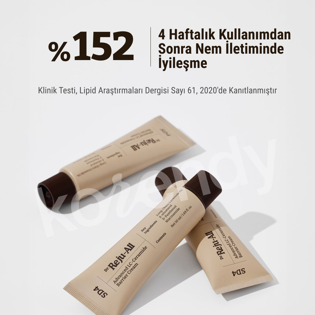 Dr. Rejuall - Advanced LC-Ceramide Barrier Cream (Bariyer Koruyucu ve Kuruluk Kaynaklı Kızarıklık Giderici Uzun Zincirli Seramidli Krem) 50ml