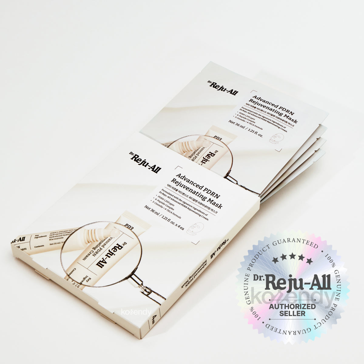 Dr.Rejuall - Advanced PDRN Rejuvenating Mask (4 x 36ml) (Yoğun Nem Verici ve Esneklik Koruyucu PDRN, Niacinamide & Kolajenli Yüz ve Boyun Maskesi) (Sepette %15 ~ %30 Lansman İndirimli)