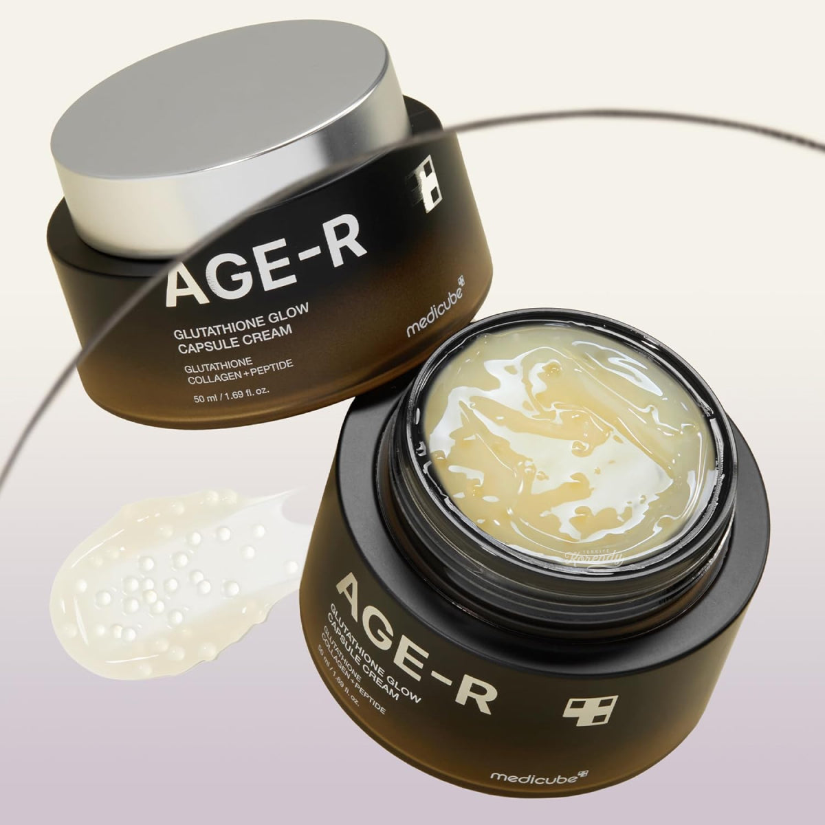 Medicube - Age-R Glutathione Glow Capsule Cream (Parlatıcı ve Elastikiyet Artırıcı Yaşlanma Karşıtı Glutatyonlu Krem) 50ml