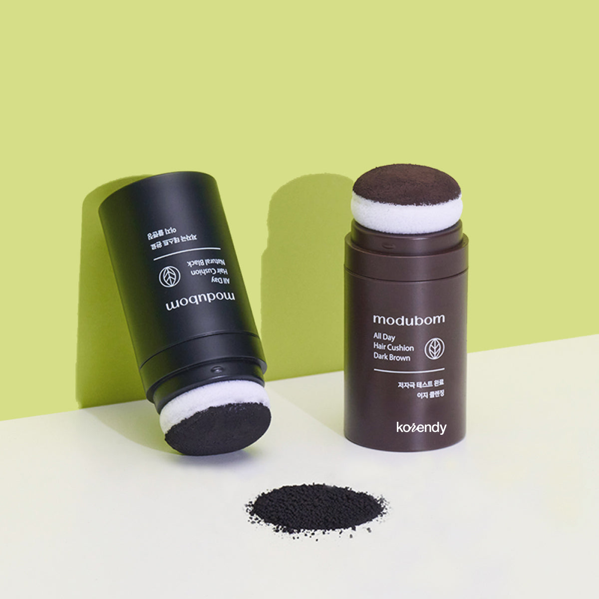 modubom - All Day Hair Cushion  (Seyrek Alanları Kapatan Saç Dökülmesi Önleyici Siyah Susamlı Kapatıcı Saç Pudrası)