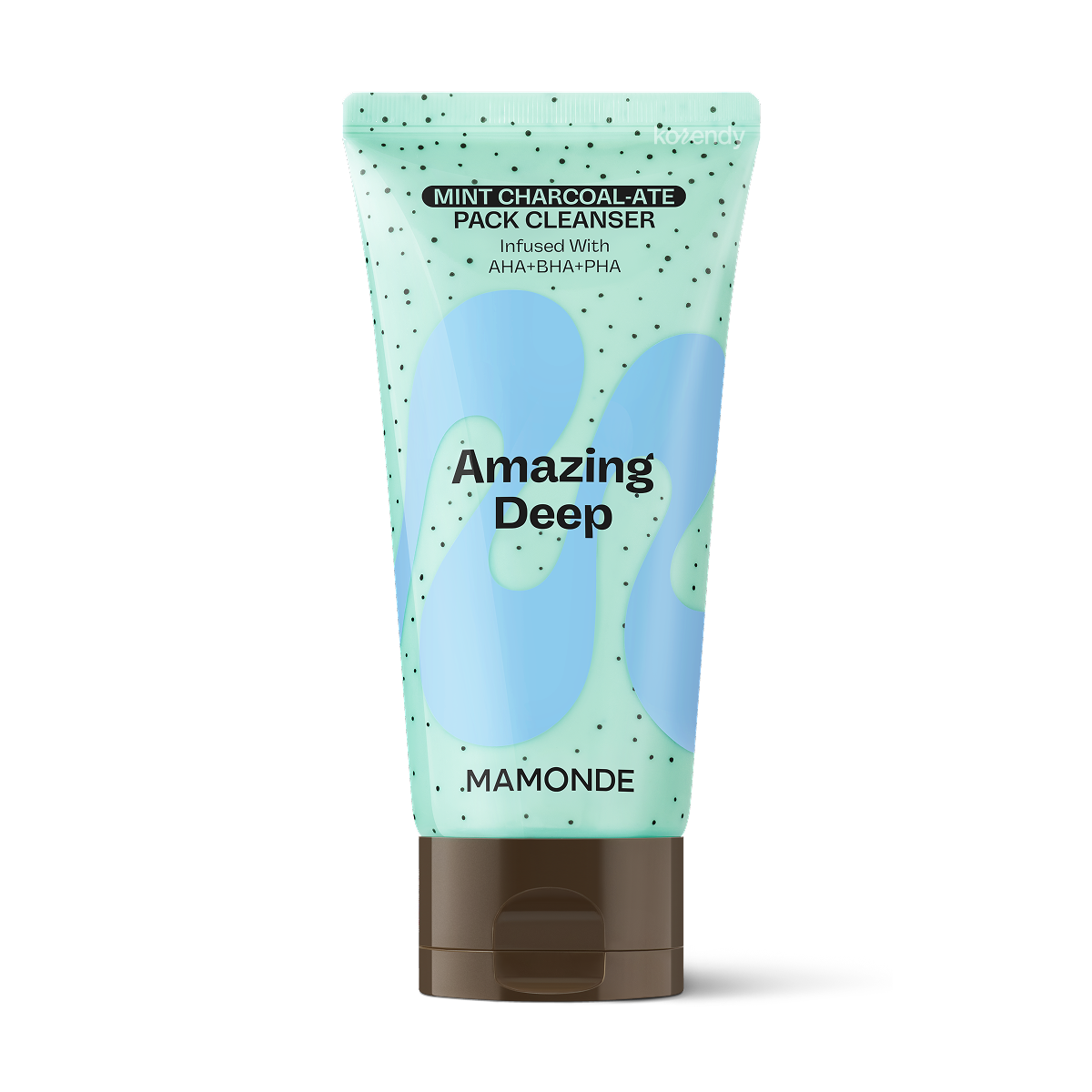 Mamonde - Amazing Deep Mint Charcoal-ate Mask to Foam Cleanser (Gözenek Arındırıcı ve Serinletici Nane & Kömür İçeren Maske-Köpük Temizleyici) 135g (Sepette %15 ~ %30 Lansman İndirimli)