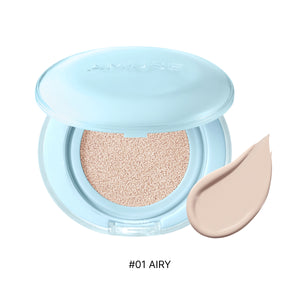 Amuse - Airy Pore Cover Cushion (Uzun Süre Kalıcı Gözenek Blurlayıcı Mat Bitişli Peptitli Cushion) 15g (%25 Lansman İndirimi)