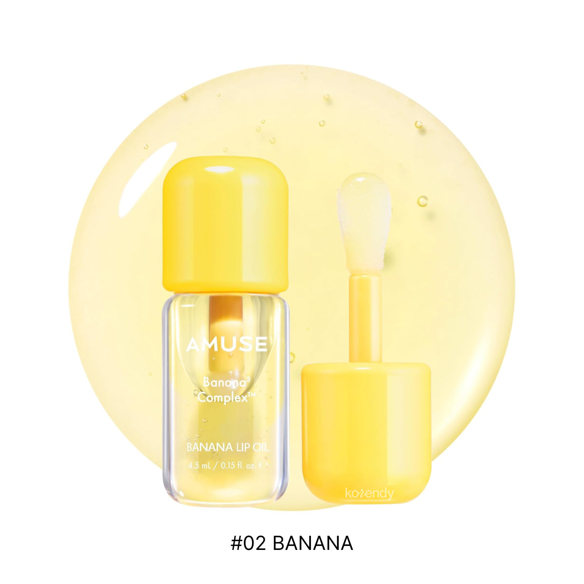 Amuse  - Banana Lip Oil (Parlaklık Verici ve Besleyici Muz Kompleksli Dudak Yağı) 4.5ml (%15-%30 Lansman İndirimi)