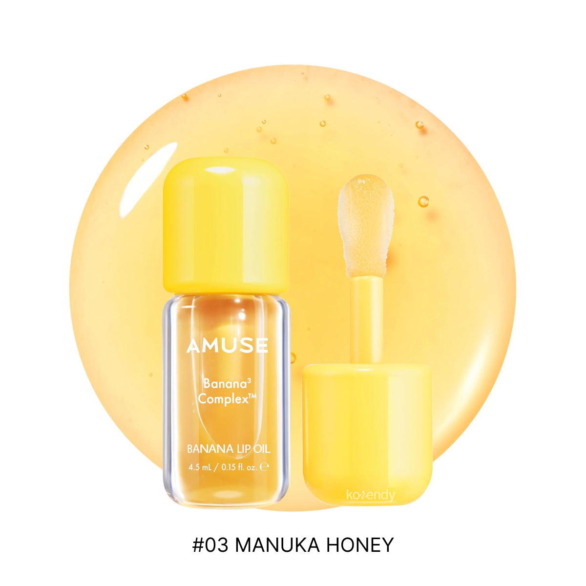 Amuse  - Banana Lip Oil (Parlaklık Verici ve Besleyici Muz Kompleksli Dudak Yağı) 4.5ml (%15-%30 Lansman İndirimi)