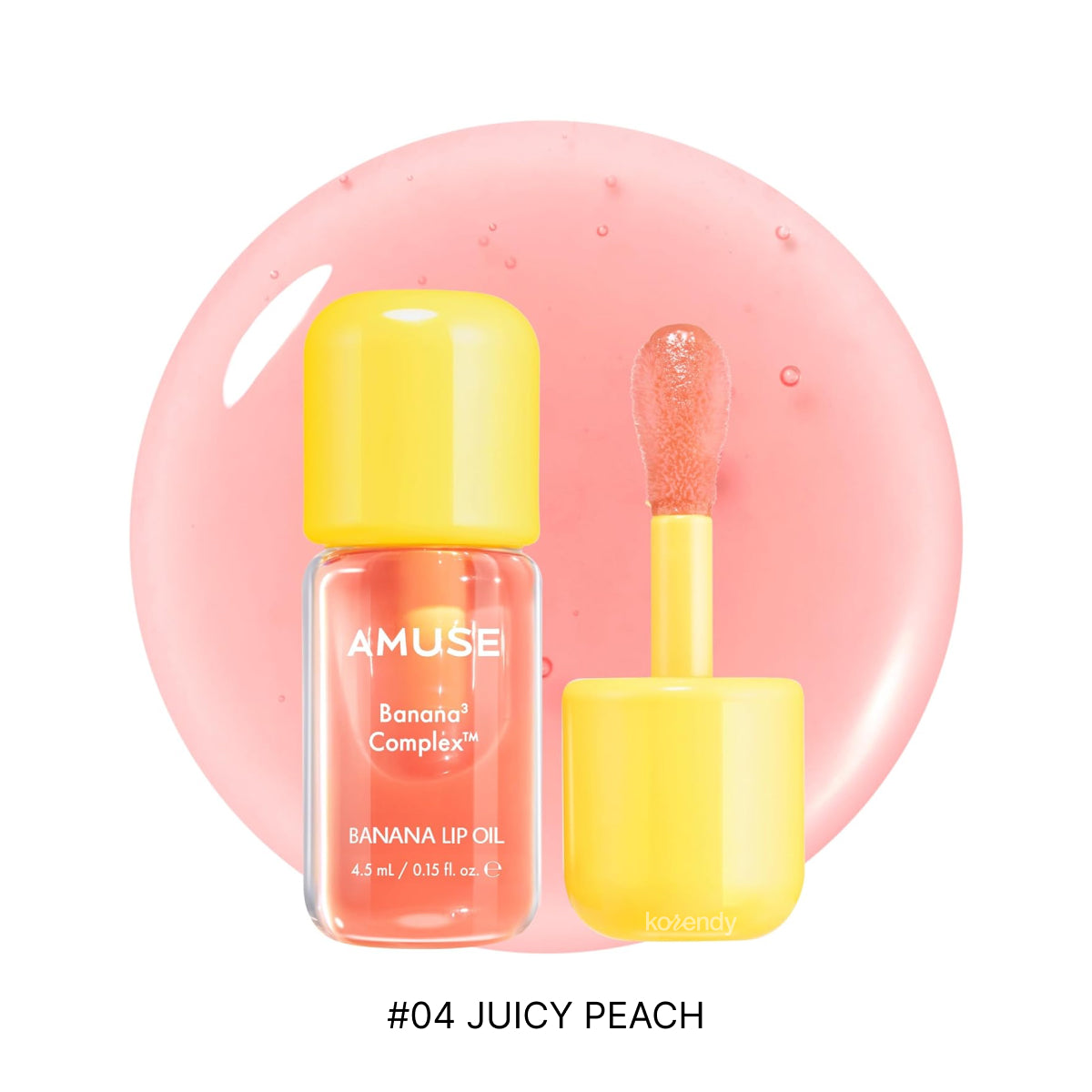 Amuse  - Banana Lip Oil (Parlaklık Verici ve Besleyici Muz Kompleksli Dudak Yağı) 4.5ml (%15-%30 Lansman İndirimi)