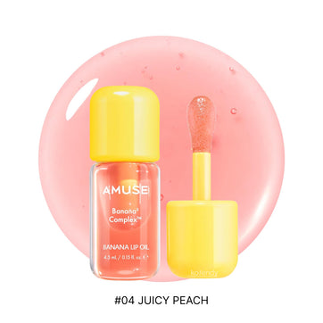 Amuse  - Banana Lip Oil (Parlaklık Verici ve Besleyici Muz Kompleksli Dudak Yağı) 4.5ml (%15-%30 Lansman İndirimi)