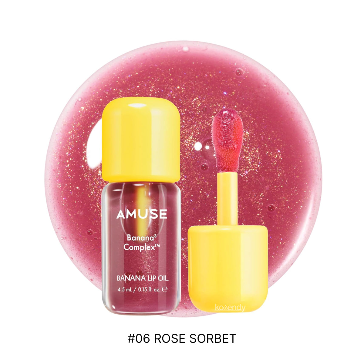 Amuse  - Banana Lip Oil (Parlaklık Verici ve Besleyici Muz Kompleksli Dudak Yağı) 4.5ml (%15-%30 Lansman İndirimi)
