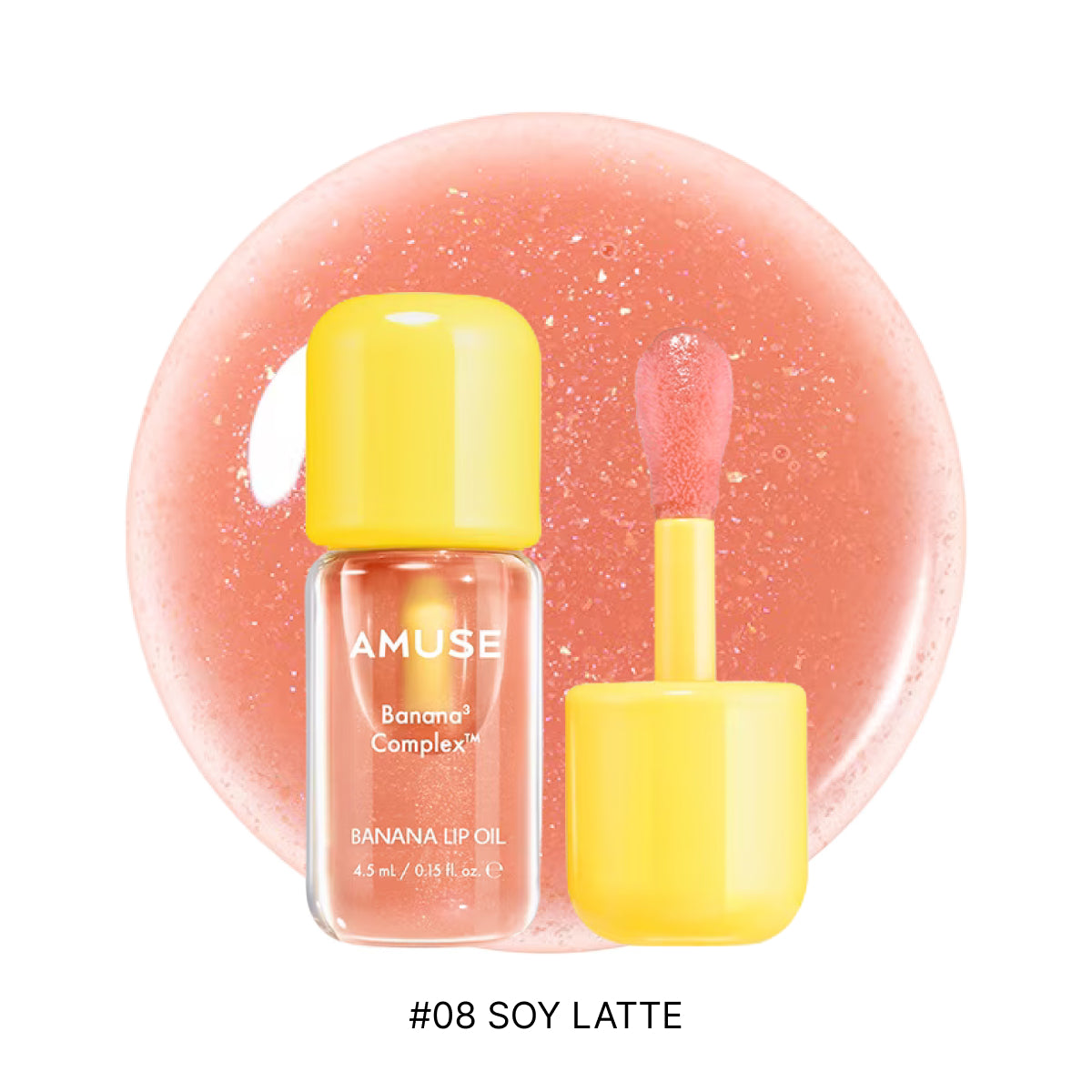 Amuse  - Banana Lip Oil (Parlaklık Verici ve Besleyici Muz Kompleksli Dudak Yağı) 4.5ml (%15-%30 Lansman İndirimi)