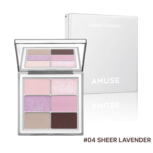 Amuse - Eye Vegan SHEER Palette (Gözlere Işıltı Katan Kolay Uygulanabilir Far Paleti) 1.6g x 6g