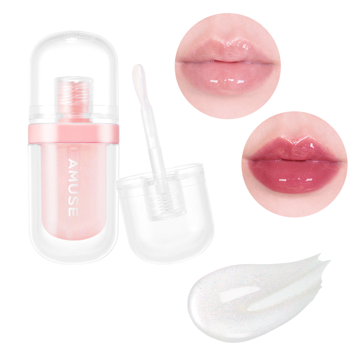 Amuse - Lip Fuller Big Diamond (Anında Dolgunluk Kazandıran Elmas Parıltılı Dudak Parlatıcısı) 3.8g