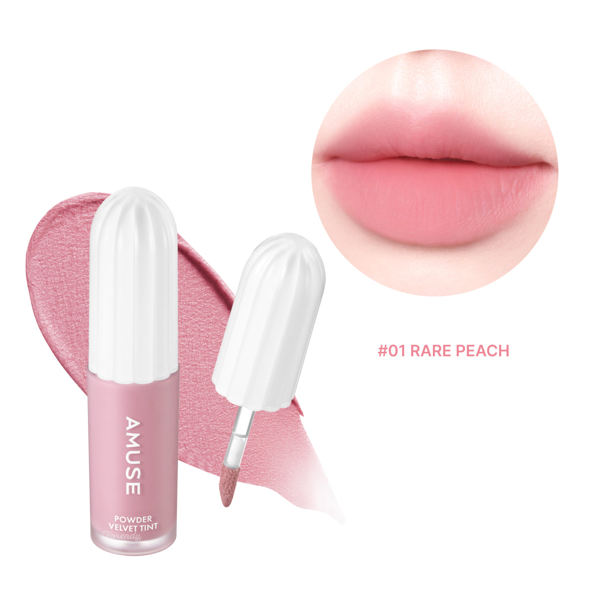 Amuse - Powder Velvet Tint (12 Saate Kadar Kalıcı Yüksek Pigmentli Kadifemsi Dokulu Pantenollü Tint) 3.3gr (%50 İndirimli)
