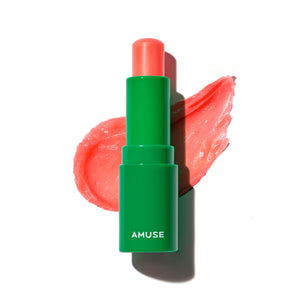 Amuse - Vegan Green Lip Balm (Hyaluronik Asit ve Bitkisel Nemlendirici, Besleyici Dudak Balmı)