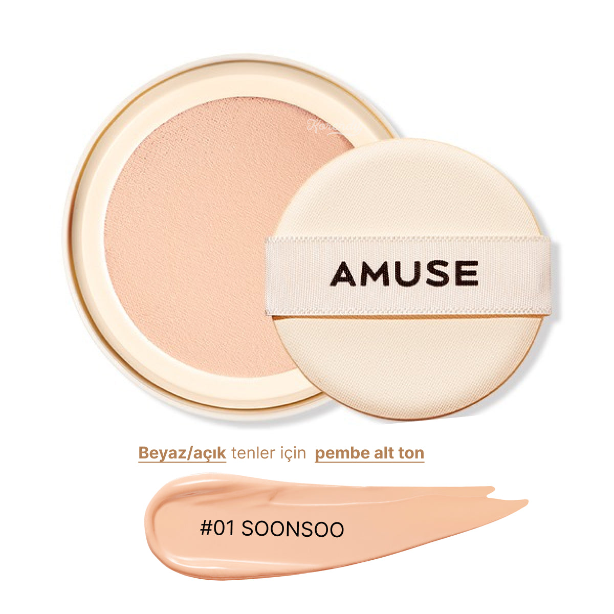 Amuse - (İÇ YEDEK REFILL) Dew Jelly Master Cushion SPF 38 PA+++ 15g (Aynasız ve kapaklıdır) (Sepette %30)