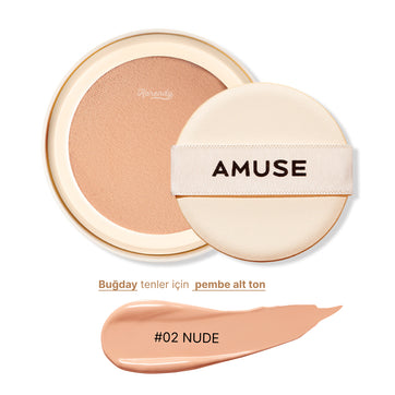 Amuse - (İÇ YEDEK REFILL) Dew Jelly Vegan Cushion SPF 38 PA+++ 15g (Aynasız ve kapaklıdır)