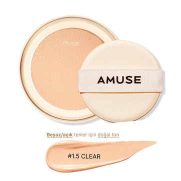 Amuse - (İÇ YEDEK REFILL) Dew Jelly Vegan Cushion SPF 38 PA+++ 15g (Aynasız ve kapaklıdır)