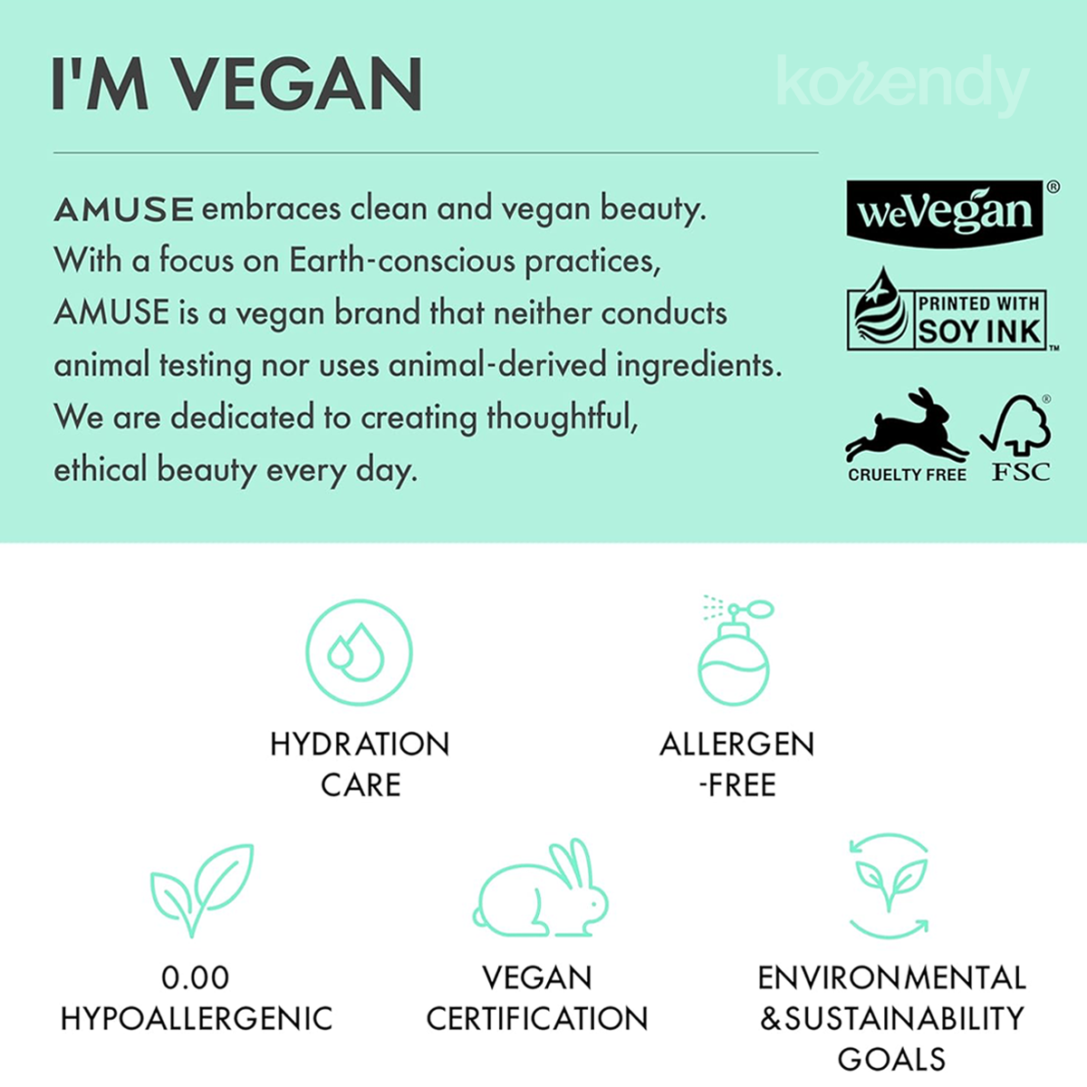 Amuse - Ceramic Skin Perfector SPF 40 PA++ (Seramid ve Peptitli Porselen Cilt Cushion) 15gr (%60 SKT İndirimli)