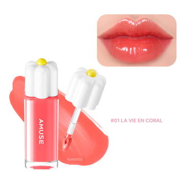 Amuse - Dew Tint (Doğal Parlaklık ve Nem Veren Meyveli Dudak Tinti) 4g
