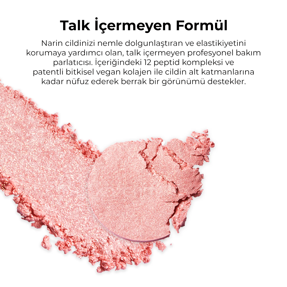 Amuse - Face Diamond Highlighter (Yüz Boyutlandırıcı Pembe Işıltılı Aydınlatıcı) 4.7gr (%50 İndirimli)