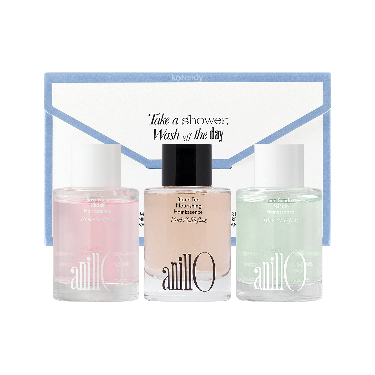 Anillo - Hair Essence Trio Set (3 x 10ml) (Üç Farklı Koku ve Bakım Sunan Mini Saç Esansı Keşif Seti)