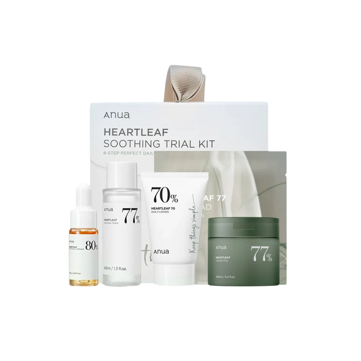 Anua - Heartleaf Soothing Trial Kit (4 Adımlı Bakım Seti) – Korendy