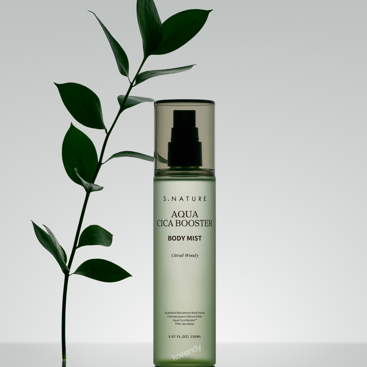 S.NATURE - Aqua Cica Booster Body Mist (Pürüzlü Doku Önleyici ve Serinletici Aqua Cica ve PHA İçeren 360° Vücut Misti) 150ml (%25 İndirimli)