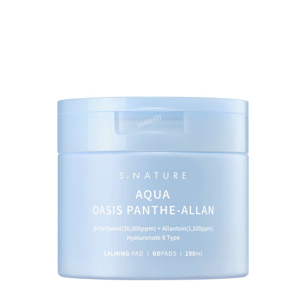 S.NATURE - Aqua Oasis Panthe-Allan Calming Pad (Yoğun Nemlendirici ve Doku Pürüzsüzlüğü Koruyucu Pante-Allan ve PHA İçeren Tonik Ped) 190ml (%25 İndirimli)
