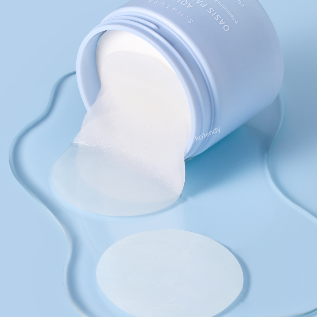 S.NATURE - Aqua Oasis Panthe-Allan Calming Pad (Yoğun Nemlendirici ve Doku Pürüzsüzlüğü Koruyucu Pante-Allan ve PHA İçeren Tonik Ped) 190ml (%25 İndirimli)