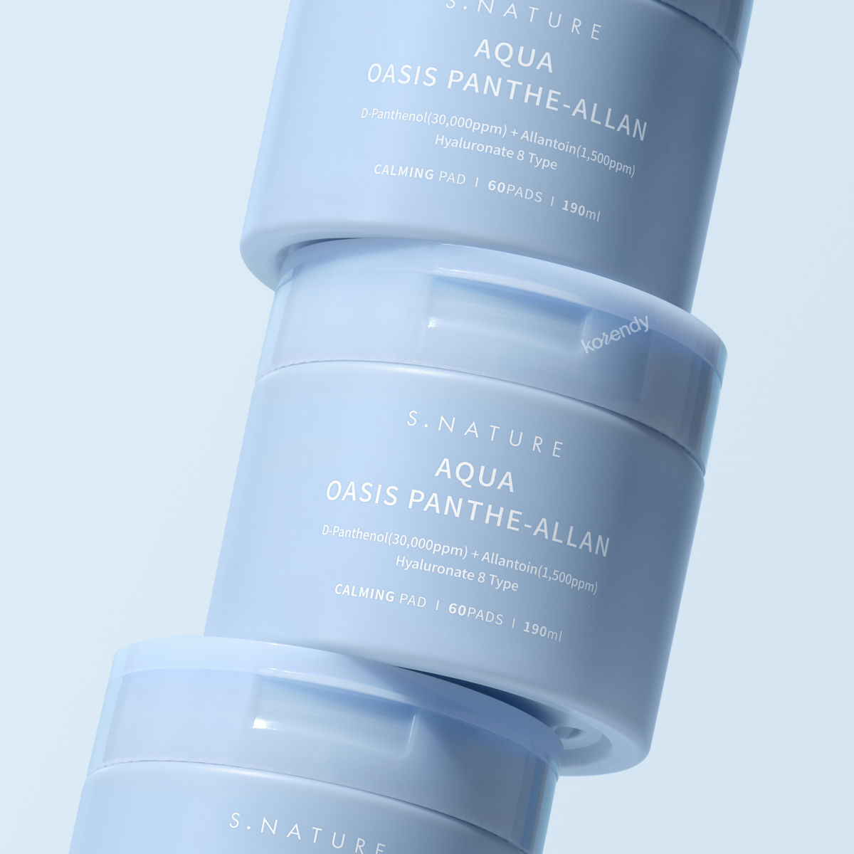 S.NATURE - Aqua Oasis Panthe-Allan Calming Pad (Yoğun Nemlendirici ve Doku Pürüzsüzlüğü Koruyucu Pante-Allan ve PHA İçeren Tonik Ped) 190ml (%25 İndirimli)